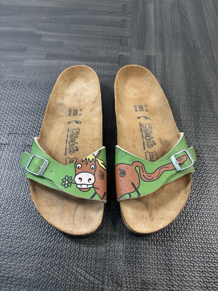Toboganes Birkis by Birkenstock Woodby Green Horse EUR 41 EE. UU. Mujeres 10 Hombres 8 Raro Foto 2 de 4