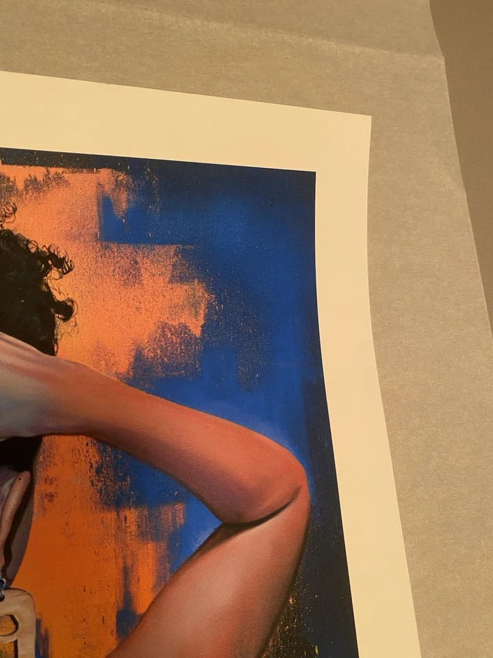 Impresión artística Flo x Richard Wilson firmada numerada edición limitada X/35 Foto 4 de 4