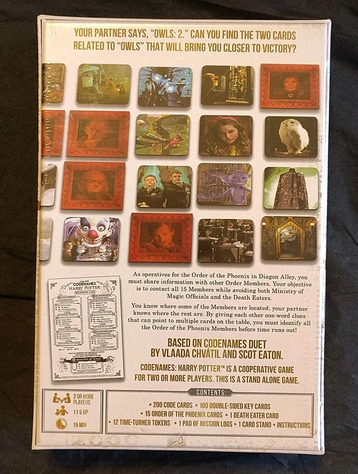 NOMBRES EN CLAVE HARRY POTTER Co-Op nombre en código juego de mesa (Vlaada Chvatil) SELLADO NUEVO Foto 2 de 3