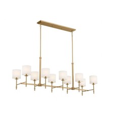 Ali - 10 Light Chandelier In Traditional Style-21 Inches Tall and 17 Inches