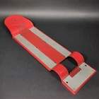 Tonka TFD Fire Ladder Truck Trailer Frame Chassis Diamond Plate 1950's #5
