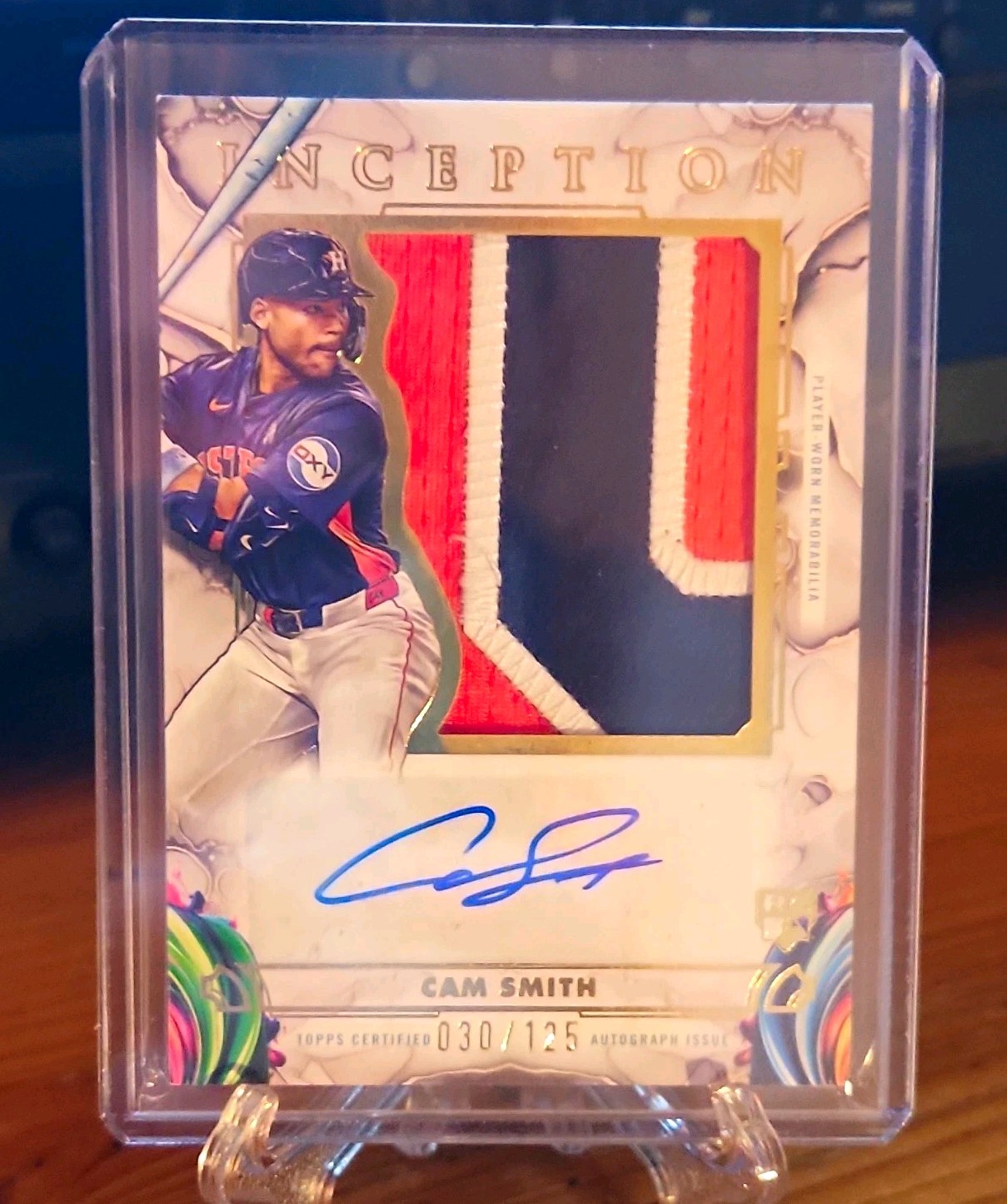 🎖Topps 2025 Inception Cam Smith RC Auto Jumbo Patch IAJP-CS Astros 030/125 ⚾️