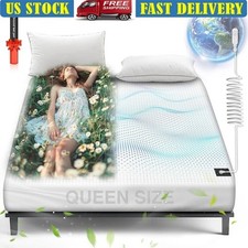 Grounding Bed Sheets Organic Cotton Silver Fiber Health Sleep Therapy Kit White