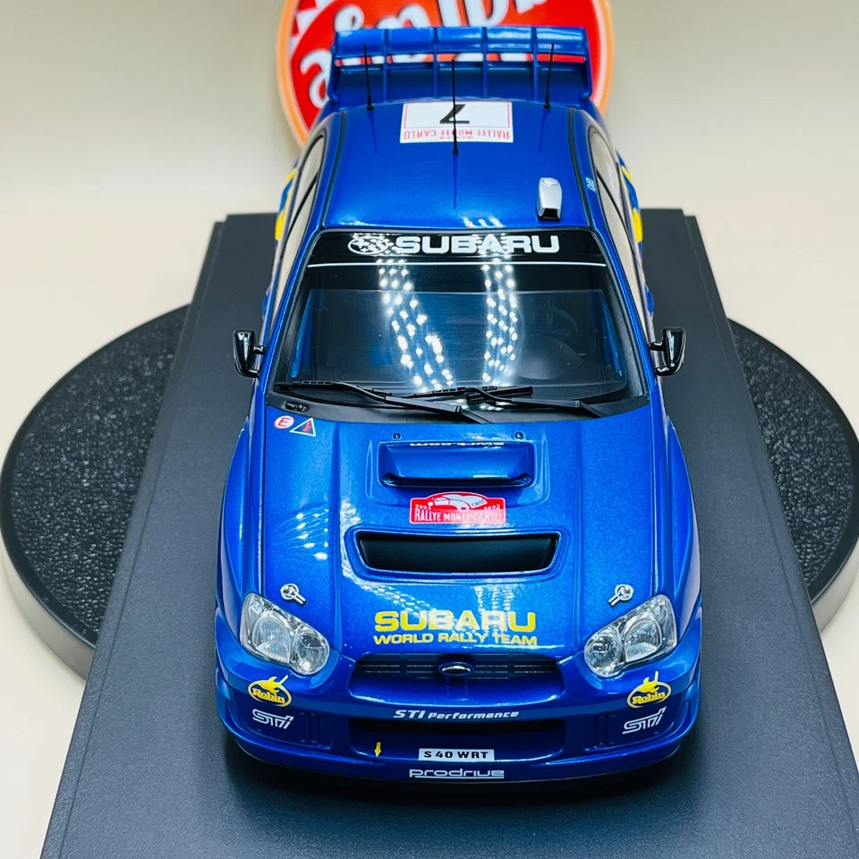 AUTOart 1/18 Subaru Impreza WRC WRX 2003 Solberg Mills #7 Monte Carlo 80391 - Image 4 of 4