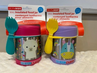 Skip Hop Insulated Food Jars On the Go Convenience Hot and Cold Set (2)