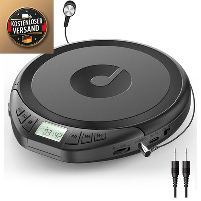 CD Player Portable LCD Display Anti-Skip CD Player mit Memory Funktion