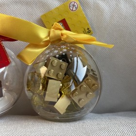 LEGO Christmas Ornaments 853574 Reindeer 853796 Penguin 853345 Gold Bricks