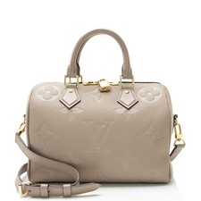 Louis Vuitton Giant Monogram Empreinte Speedy Bandouliere 25 Satchel