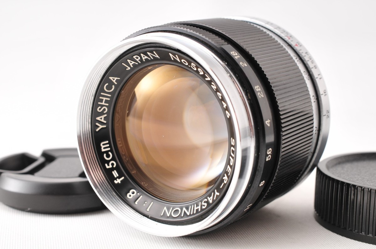 Near MINT] Yashica Super Yashinon 5cm 50mm f/1.8 MF Lens For