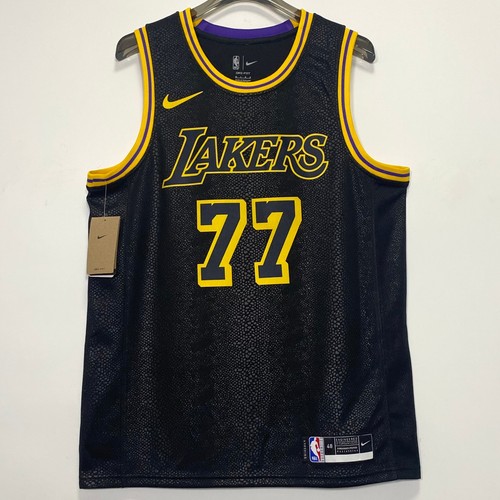 Luka Doncic #77 Black Men's Jersey Embroidered / S-2XL