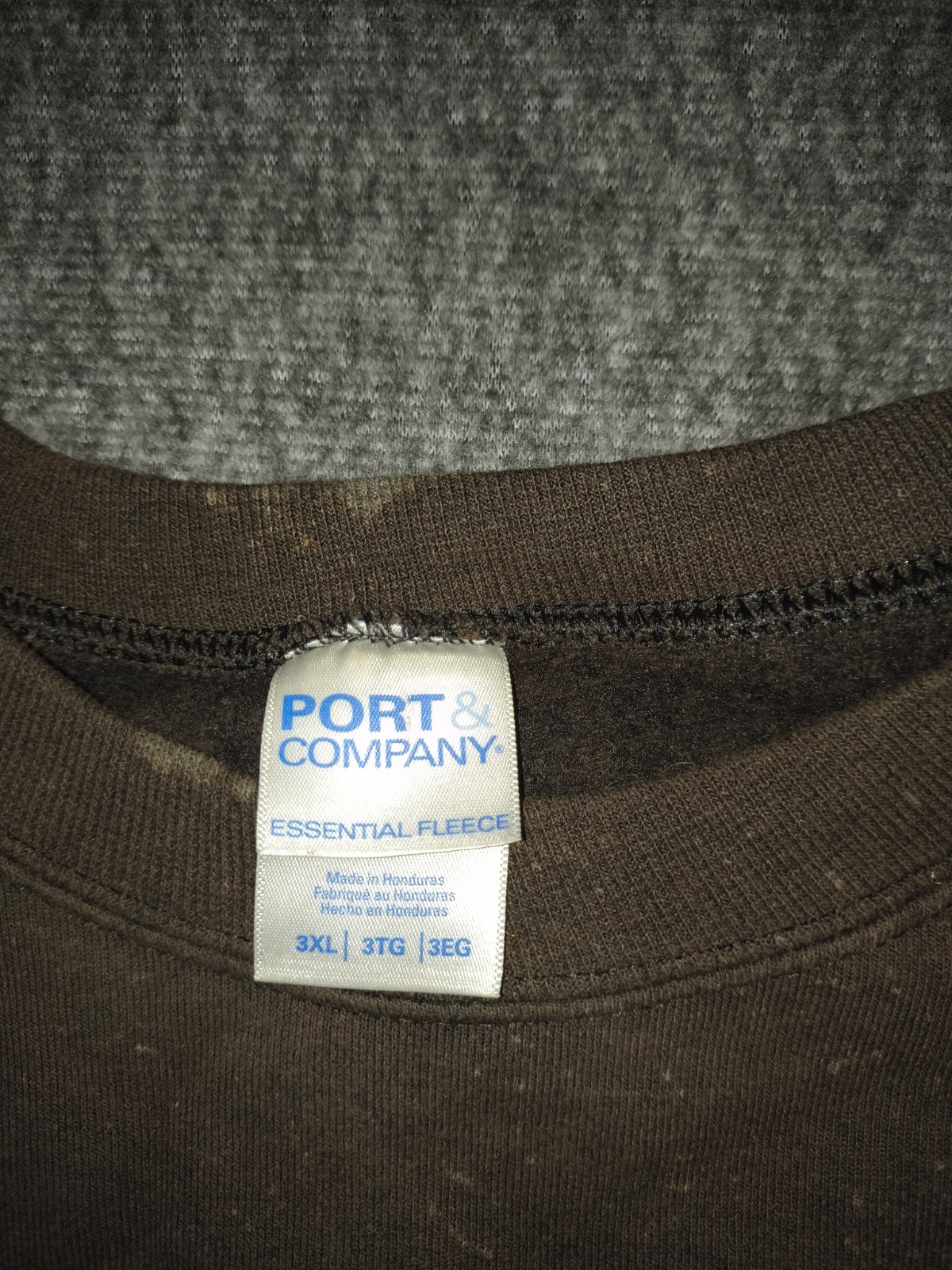 Oversized Bleached Patchwork Sweater  Size 3xl - image 2