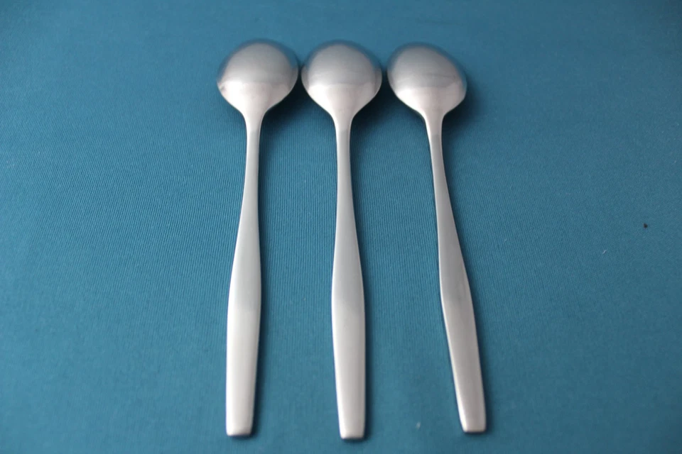 3 cucharaditas Dansk VARIATION V acero inoxidable satinado Japón 6 5/8" Foto 4 de 4