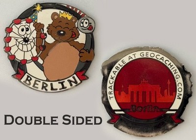 Berlin Bear Geocaching Trackable Challenge Coin  J#10