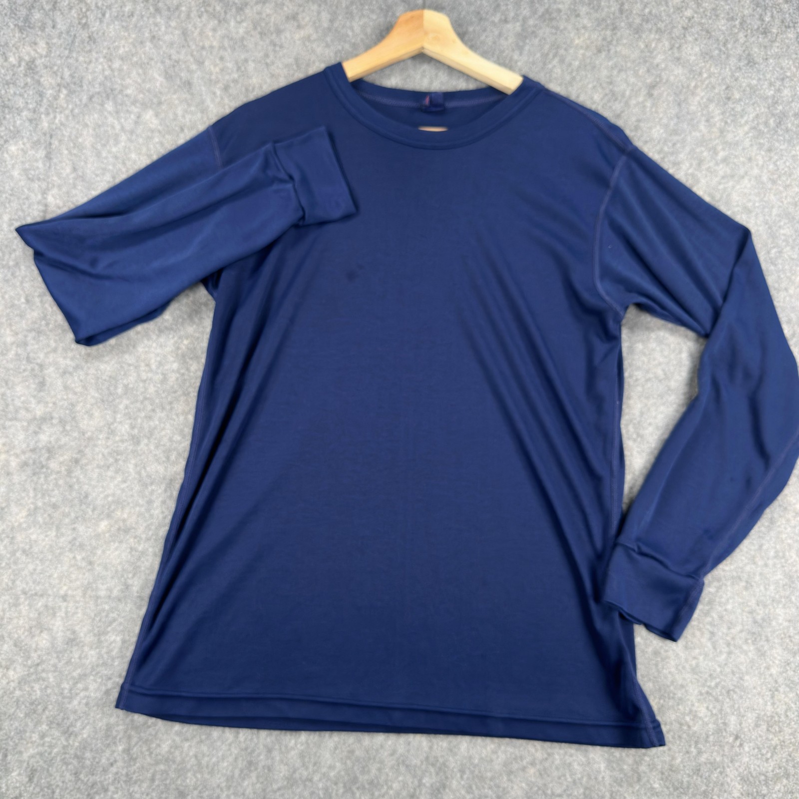 Vintage Patagonia Capilene Shirt Mens Large Blue Long Sleeve Base Layer USA 90s thumbnail 2