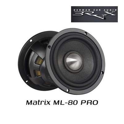 BRAX Matrix ML-80 PRO 80mm Midrange 250Hz-6.0KHz
