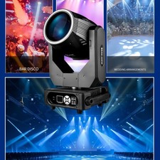 250W LED Moving Head Light 3-in-1 Beam Spot Wash DJ Disco Stage Lighting