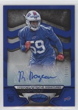 2016 Certified Potential Signatures Mirror Blue 49/50 Reggie Ragland Auto z5i