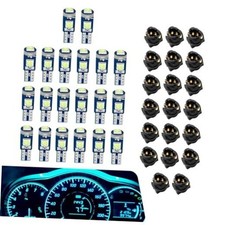 20pcs 74 Led Bulb Dash Light Super Bright T5 37 74 Led Bulb With Pc74 Blue