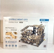 Rokr Marble Night City Marble Run Kit Set NEW SEALED! LGA01