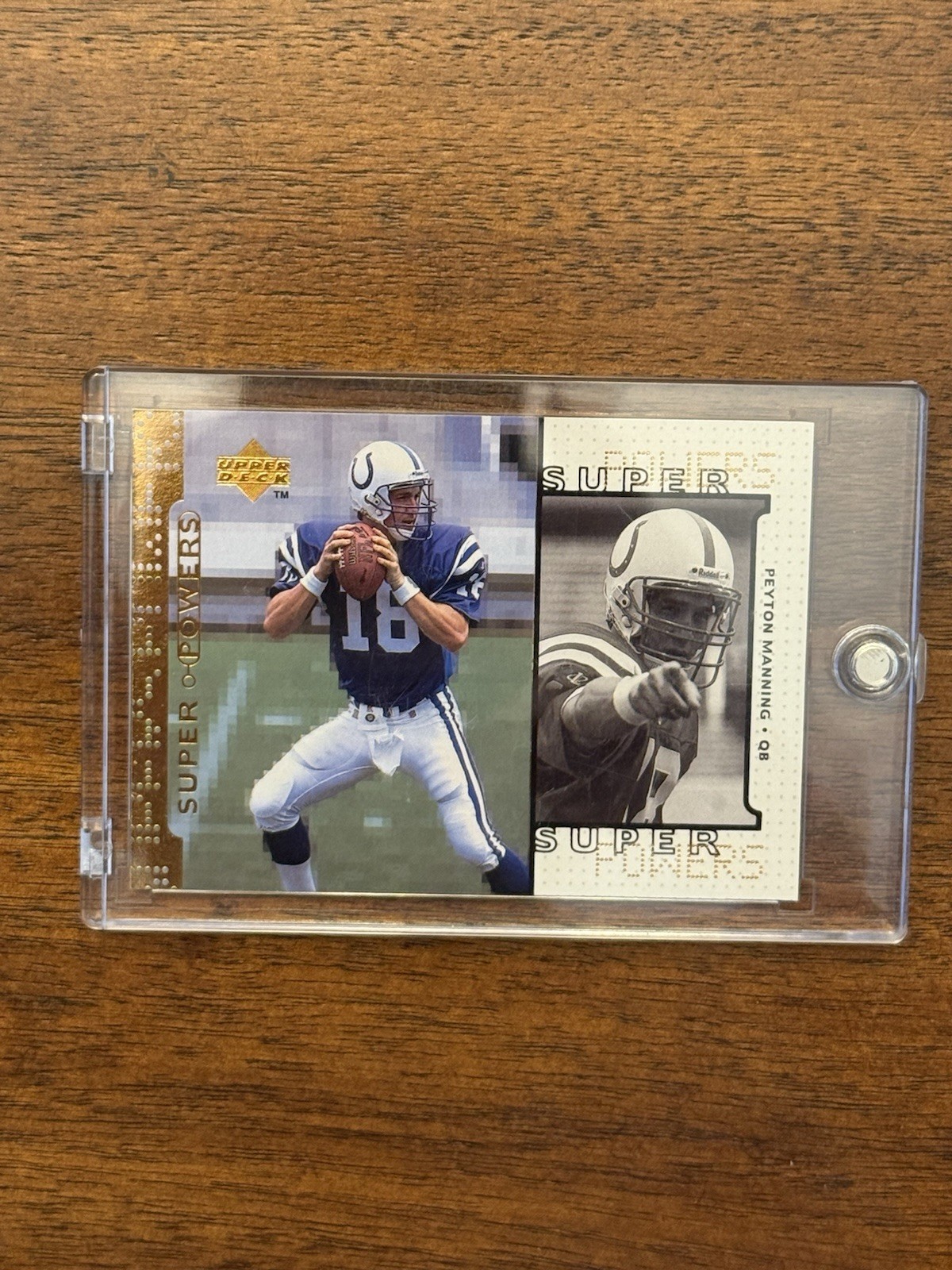 1998 Upper Deck - Super Powers Peyton Manning #S16 (RC)