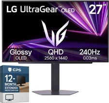 LG UltraGear 27" OLED QHD 240Hz Gaming Monitor with 1-Year CPS Extended Warranty