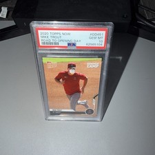 2020 Topps Now Road to Opening Day - Summer Camp Mike Trout #OD-45 PSA 10