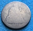 1873 P Seated Liberty Dime Silver Exact Coin Shown -c