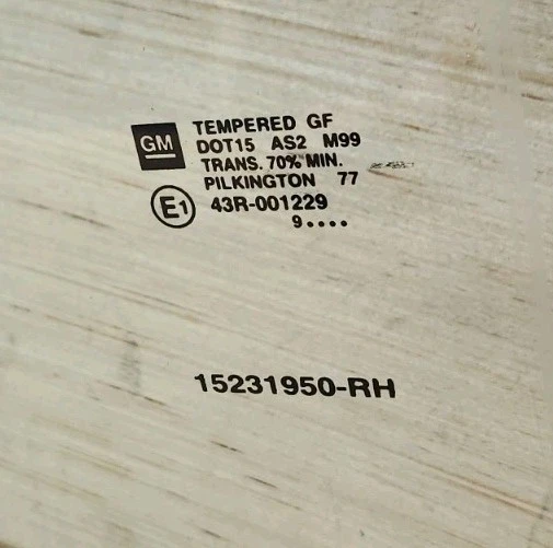 Rear Right OEM Door Glass Fits 2005-2010 Pontiac G6 Sedan — 第 3/4 张图片