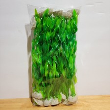 14 Pcs Artificial Green Seaweed Plastic Aquarium Decorations for Fish Tank