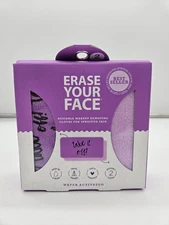 ERASE YOUR FACE Reusable Makeup Removing Cloths For Sensitive Skin 2 Pack