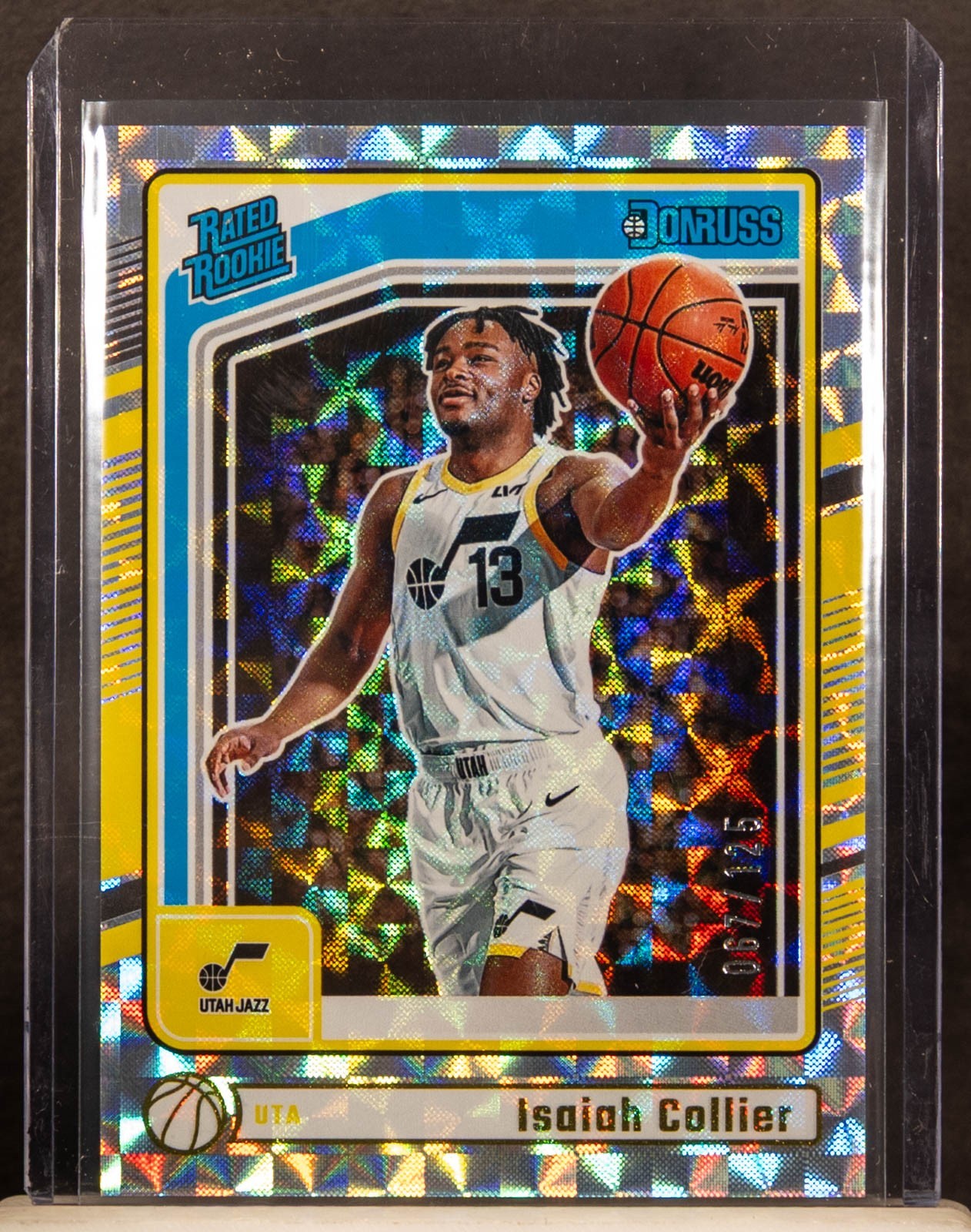 Isaiah Collier 2024-25 Panini Donruss 237 Hyper Rated Rookie RC /125