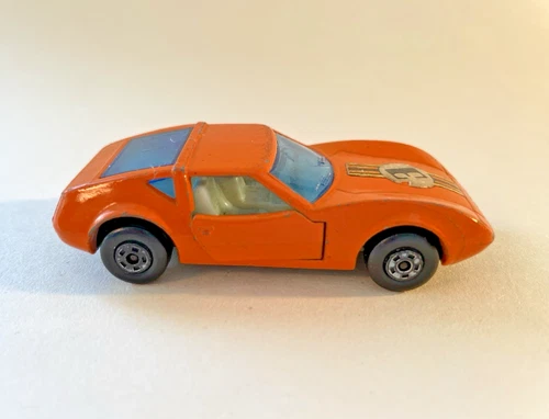 Vintage Matchbox Lesney Superfast MONTEVERDI HAI (Toy Car, MB3, Orange, 1973,UK)