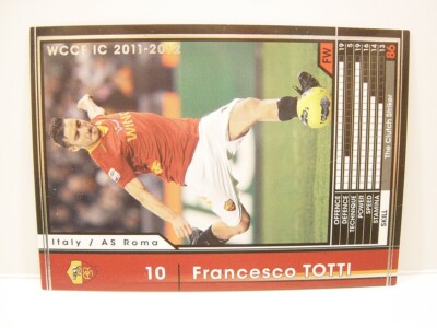 トッティ　ローマ　AS ROMA - Serie A TOTTI 10 Panini WCCF 2011-12 Francesco Totti 1976 Italy No.10 AS Roma