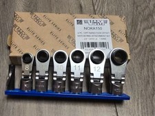 Vim 6pc 38dr Reversible Flex Head Ratcheting Crowfoot Wrench Set 8-13mm Nora150 Vim 6pc 38dr Reversible Flex Head Ratcheting Crowfoot Wrench Set 8-13mm Nora150