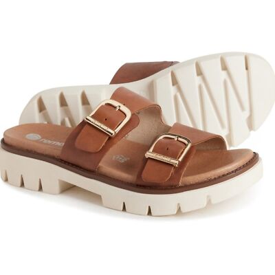 Remonte Size 9 Brown Leather Sandals Open Toe Spring Summer Comfort Shoes