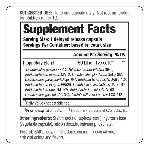 Kyo-Dophilus Max Probiotics 30 Vegetarian Capsules - Picture 5 of 6