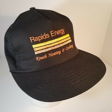 Rapids Energy Hat Embroidered Snapback Cap Heating and Cooling Made in USA