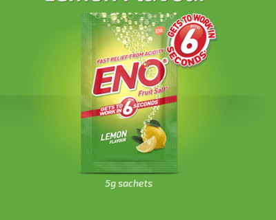 ENO Fruit Salt  | Flavoured Antacid Powder 10 Sachets |