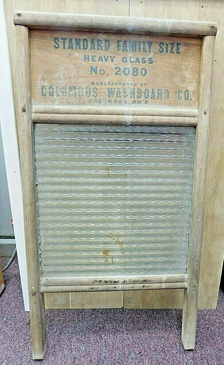 SUNNYLAND COLUMBUS WASHBOARD 2090 ANTIQUE WASH BOARD, 41 OFF