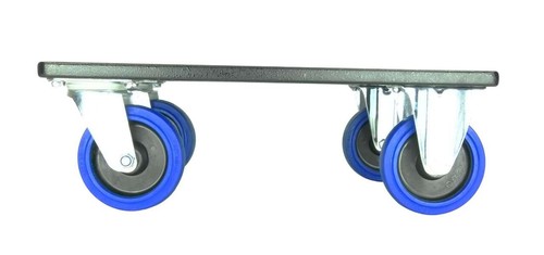 ADAM HALL Transportroller 800 kg Möbelroller Rollbrett 125mm Bock Lenk Rollen G1 - Bild 4 von 15