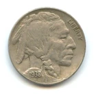 1938-D Buffalo Nickel, Nice Extra Fine Condition, Free Shipping