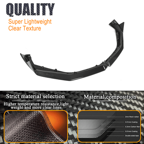 DRY Carbon Frontlippe Schwert Diffusor Frontspoiler für BMW 5er M5 G90 2024-2025 - Picture 10 of 16