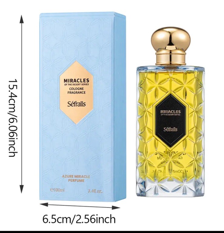 Sefralls Azure Miracle Perfume Cologne Fragrance Versatile And