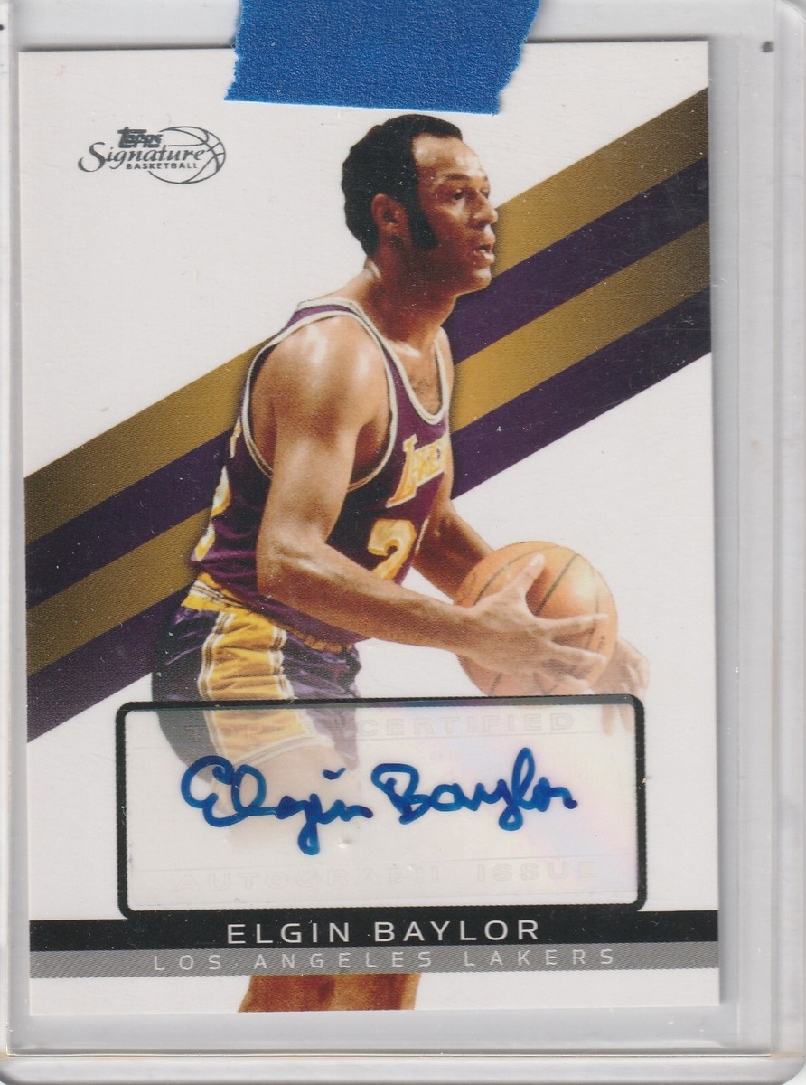 Elgin Baylor 2008-09 Topps Signature Los Angeles LA Lakers autograph