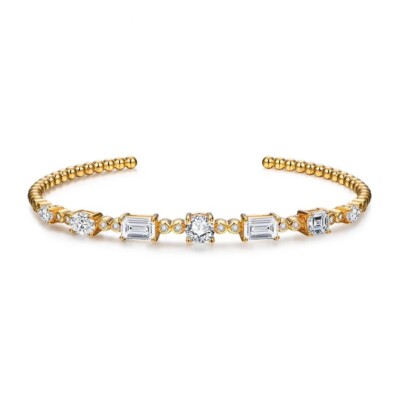 1cttw Armband Gelbgold Laborgefertigter Diamant Testpass VVS1/D/Brillant