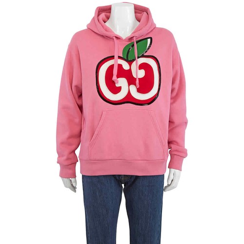 Gucci GG Sudadera con capucha de impresión de Apple | eBay