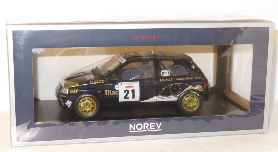 1/18 Renault Clio Williams  DIAC  Rally de France Tour de Corse 1993 #21 Jordan - Image 2 of 4