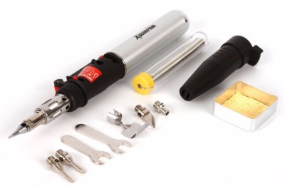 Cordless Butane Self Igniting Torch Multi Function Heating Tool Kit Solder Iron