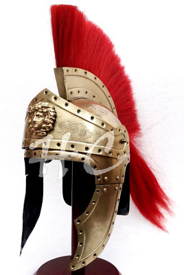Medieval Roman Praetorian Guard Armor Helmet Spartan Warrior King Armor Helmet
