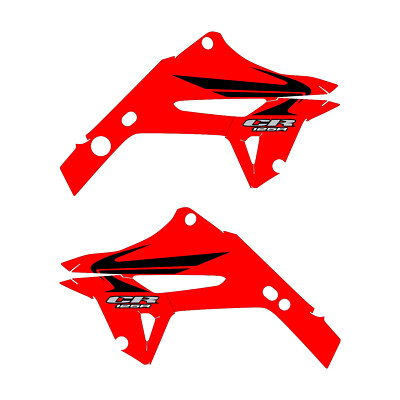 CR125 Polisport Restyle Gen2 Decals 02-07 wing black red bg
